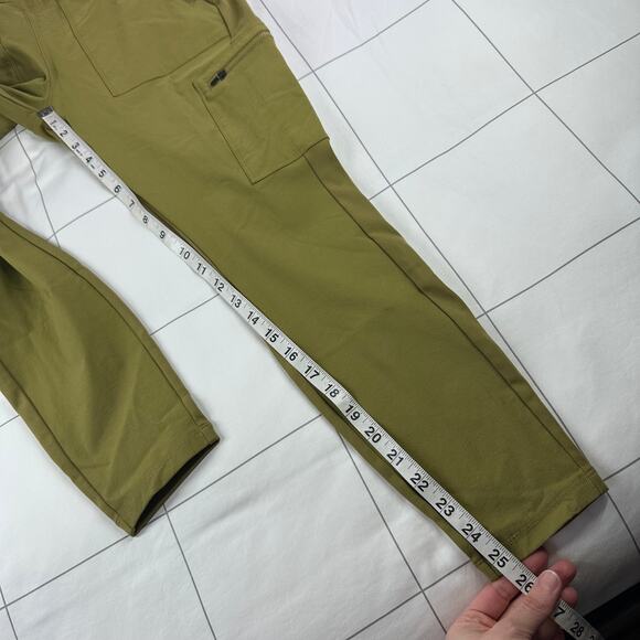 Athleta Pants Womens 6 Petite Green Headlands Hybrid High Rise Cargo Athletic - Picture 11 of 13